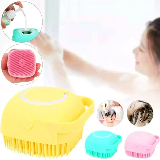 2 In 1 Silicone Shower Brush