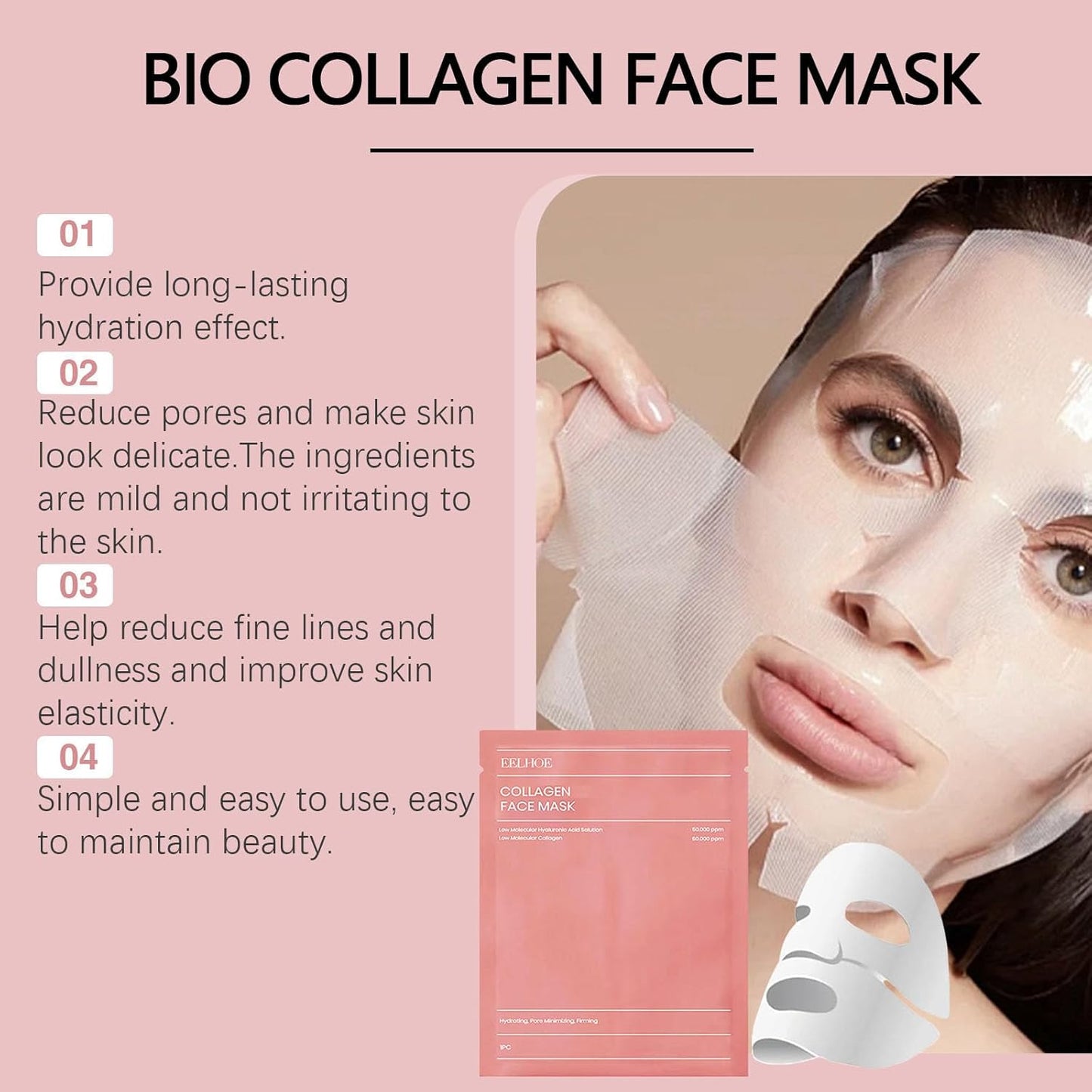 Wake Up Glowing Mask (1pc)