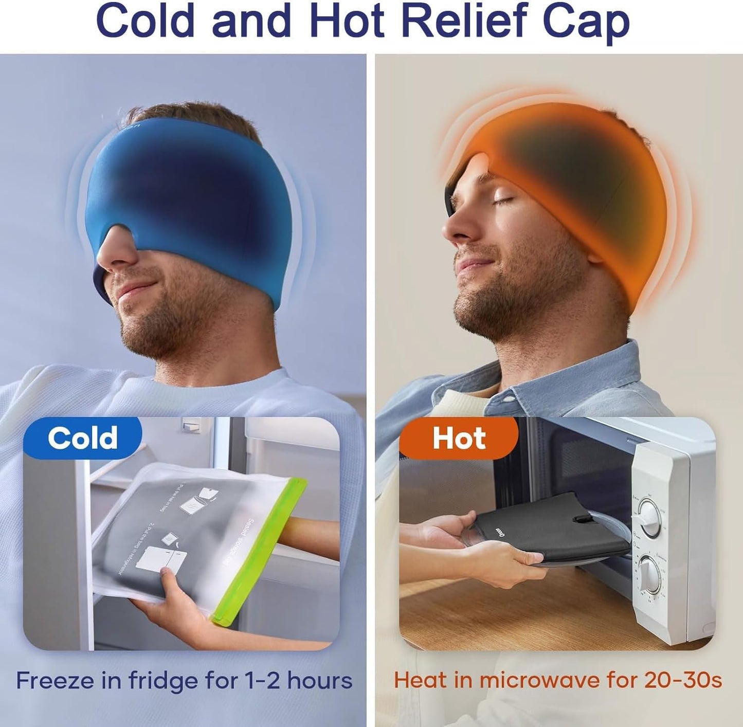 Ice Gel Migraine Relief Ice Mask