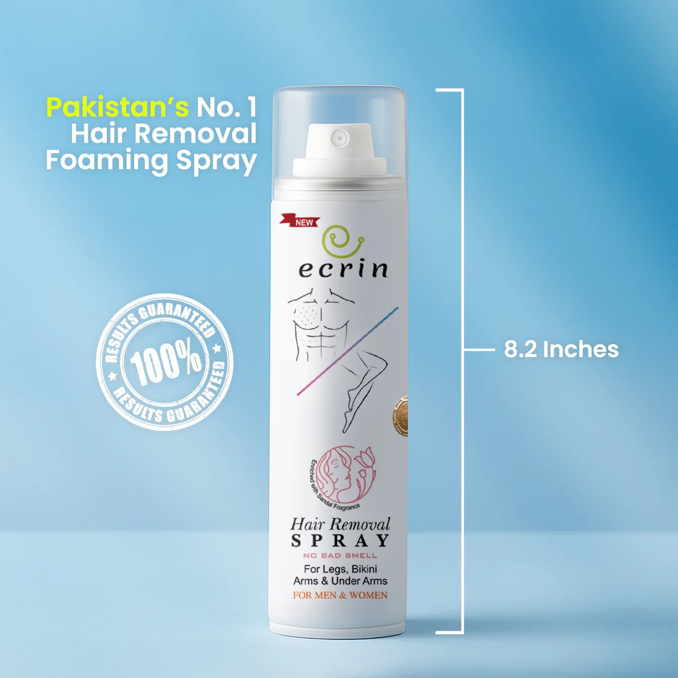 Ecrin Hair Removal Foaming Spray 200ml