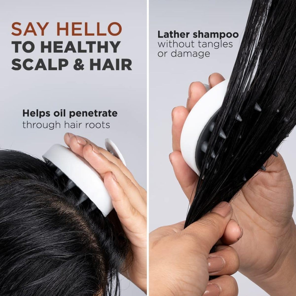Deep Cleansing Hair Massage Brush