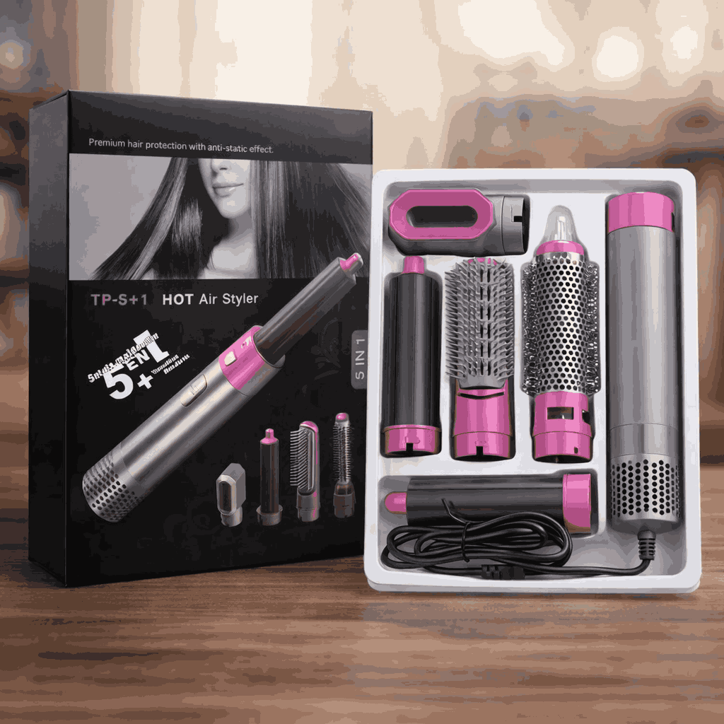5-in-1 Professional Hot Air Styler & Hair Dryer