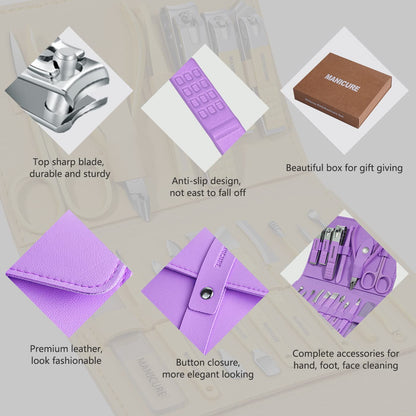 16 In 1 Stainless steel Manicure Kit